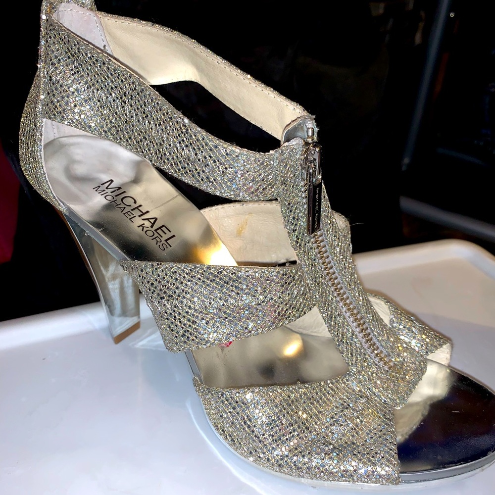 Michael Kors Silver Heels